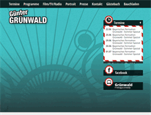 Tablet Screenshot of guenter-gruenwald.de